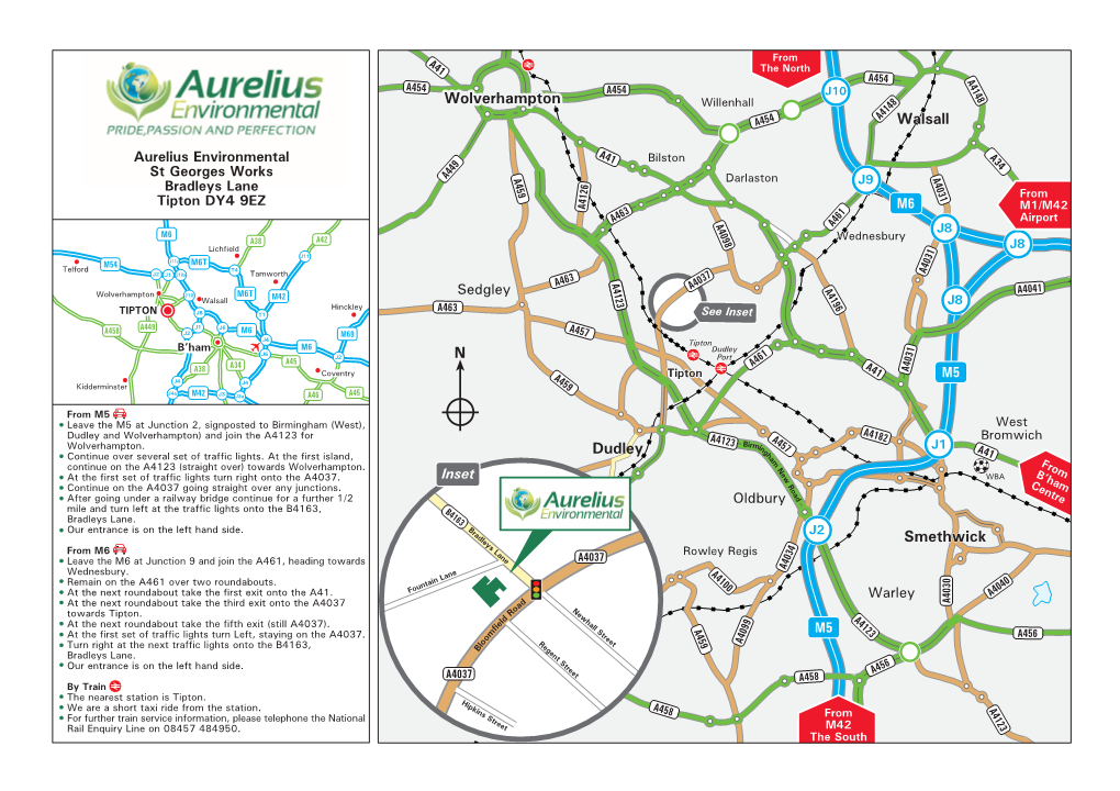 Wolverhampton Willenhall A4148 A454 Walsall