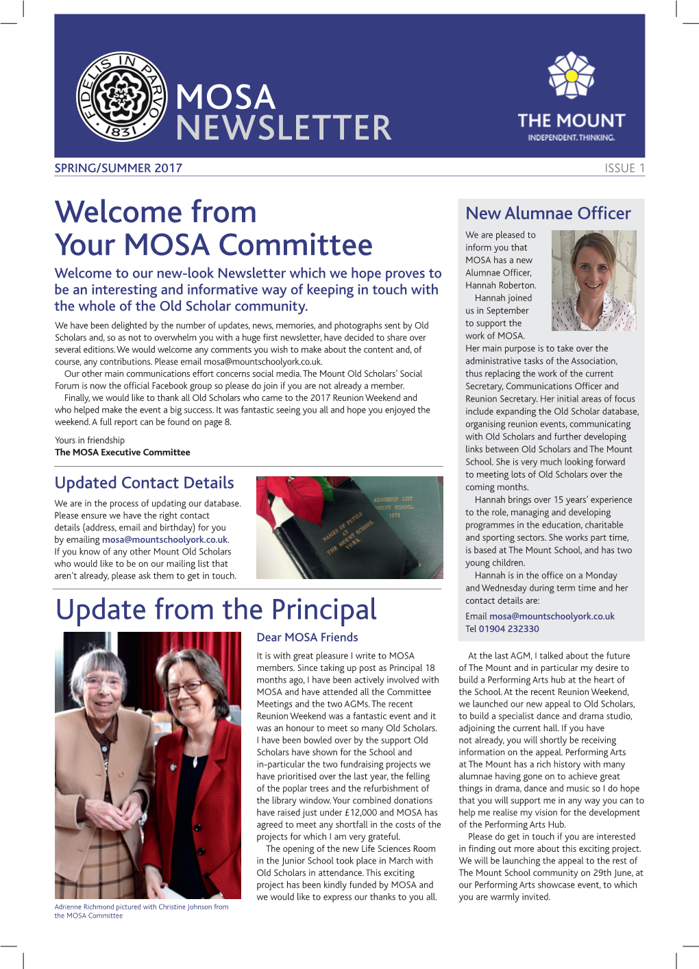 MOSA Newsletter