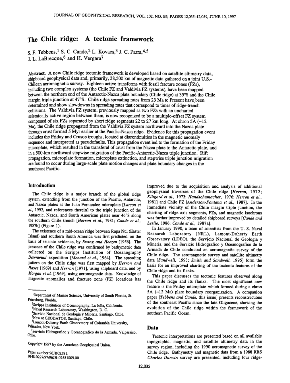 Jgr-Chile-Ridge-Tectonic-Framework.Pdf