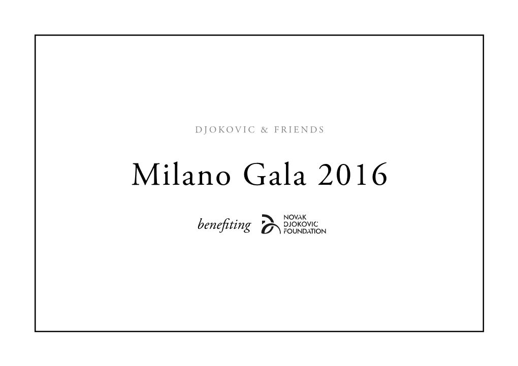 Milano Gala 2016