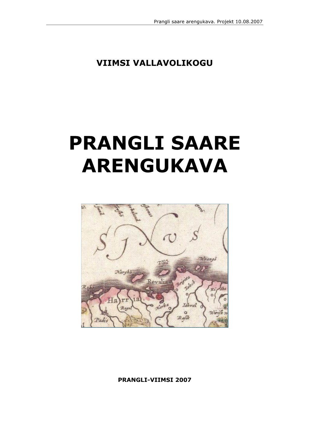 Prangli Saare Arengukava