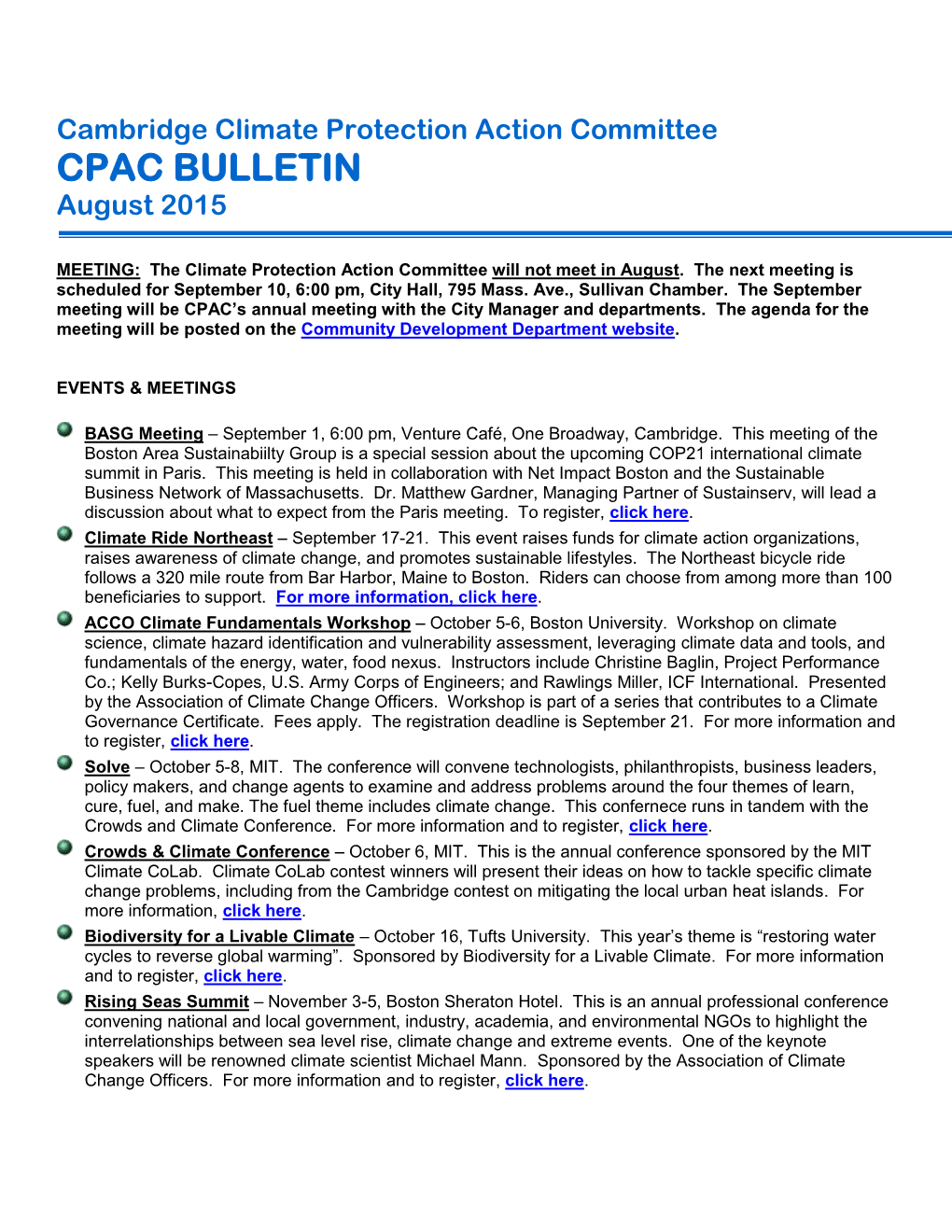 CPAC Bulletin 201508