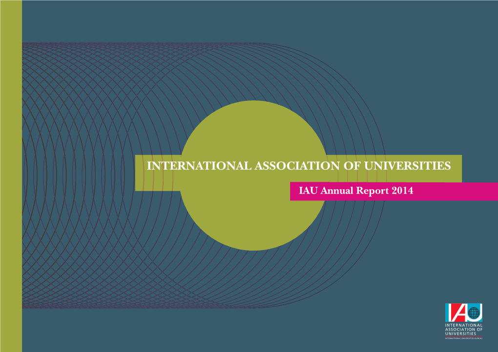 IAU Annual Report 2014