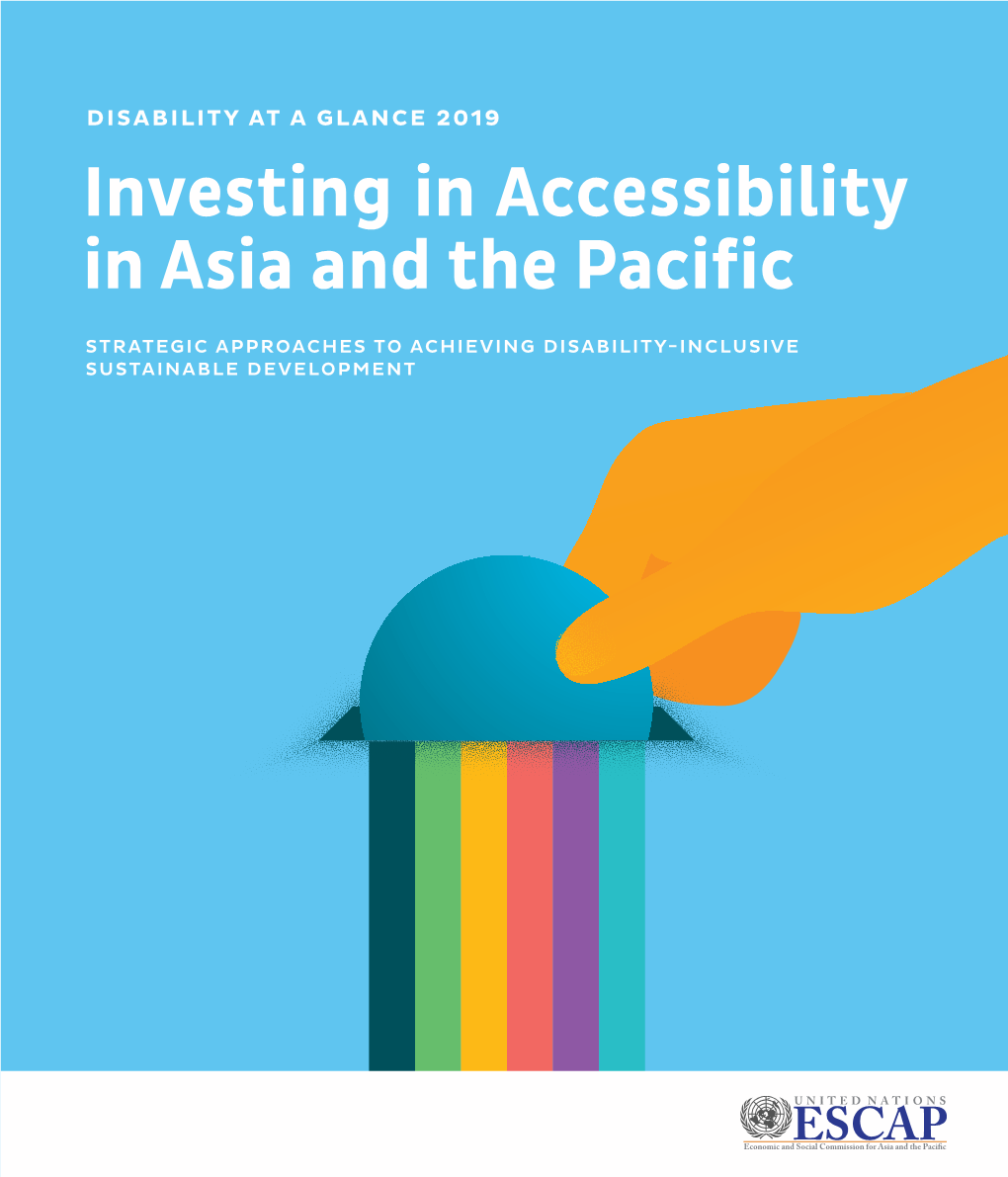 DISABILITY at a GLANCE 2019 Investing in Accessibility