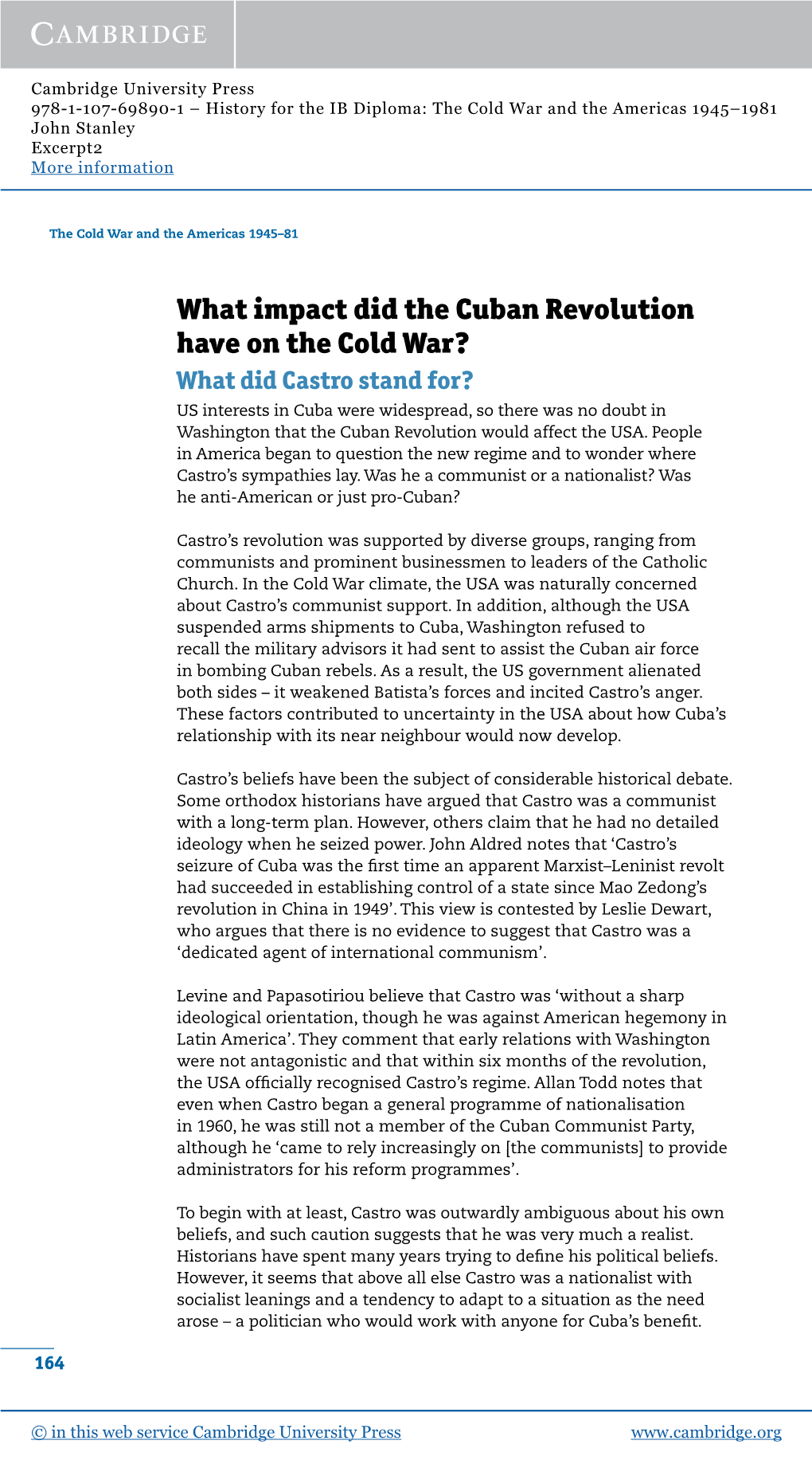 What Impact Did the Cuban Revolution Have on the Cold War?