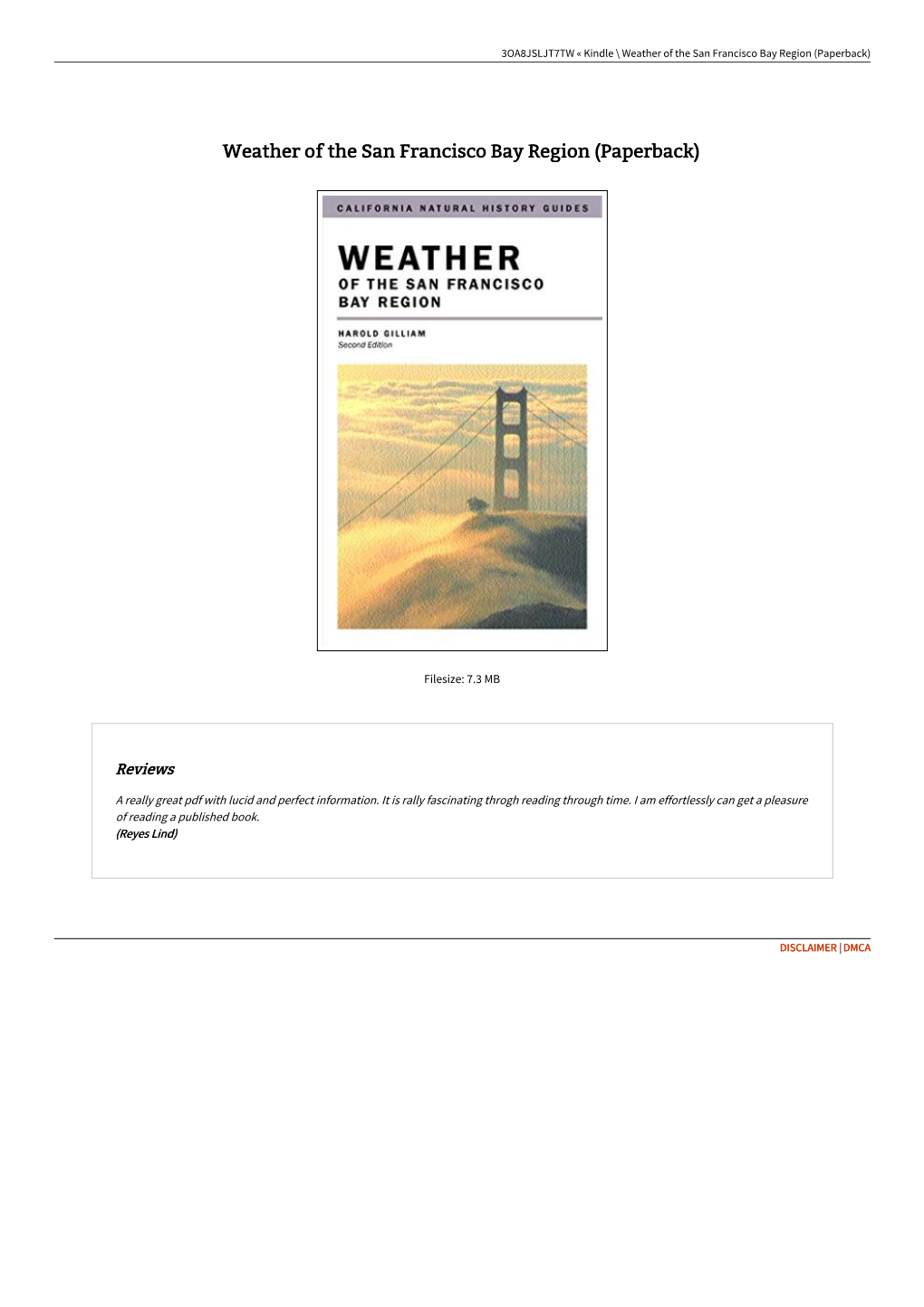 Download Ebook « Weather of the San Francisco Bay Region