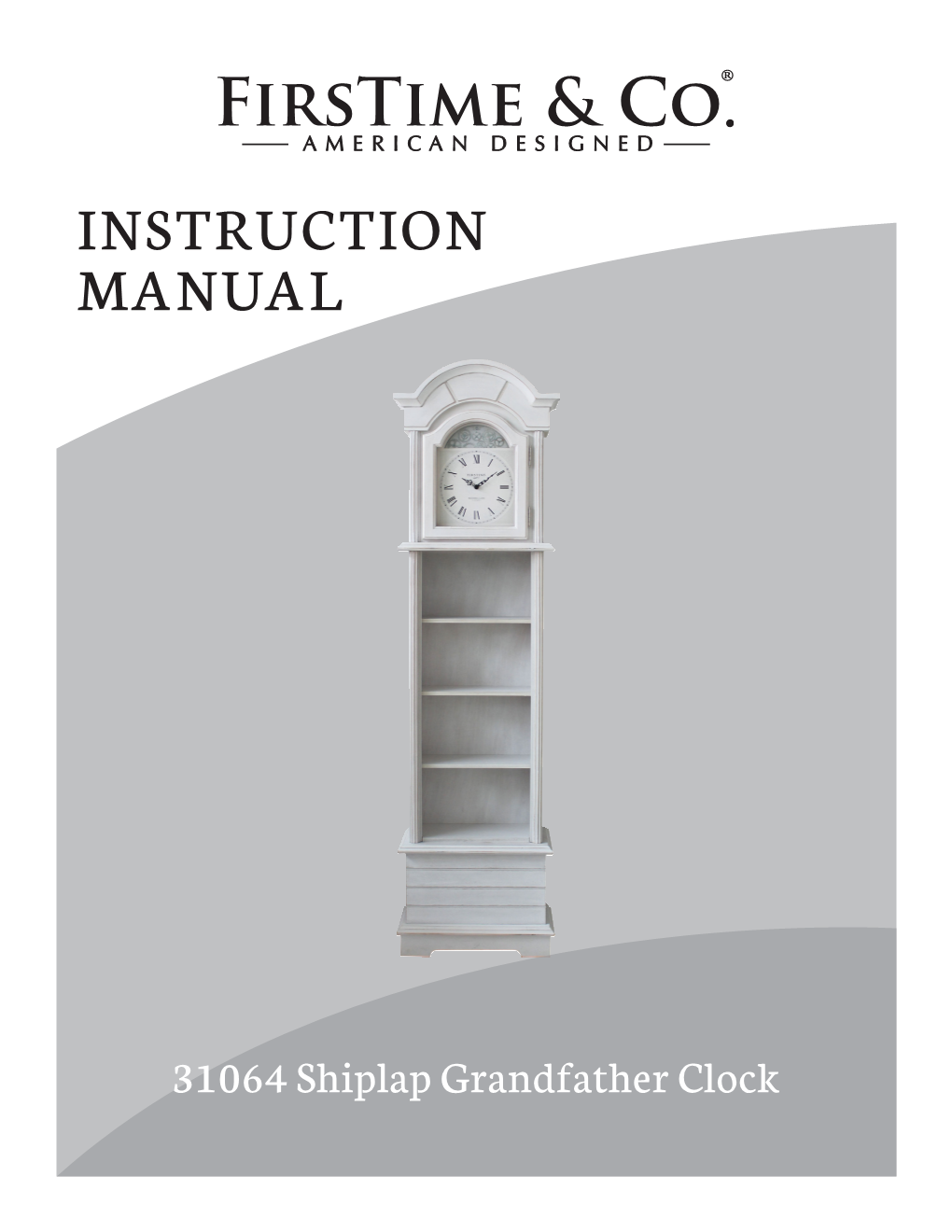 31064 Shiplap Grandfather Clock (A)