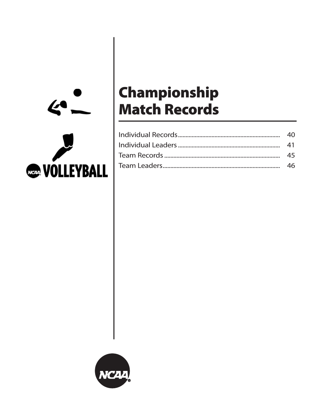 Championship Match Records