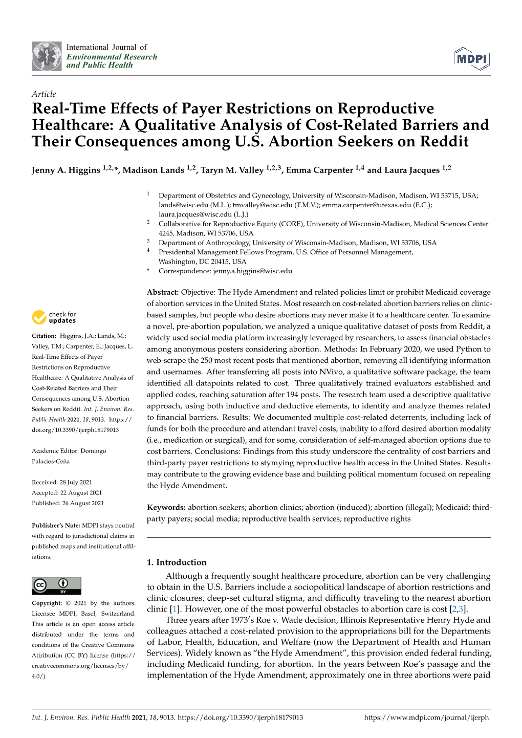 A Qualitative Analysis of Cost-Related Barriers and Their Consequences Among U.S