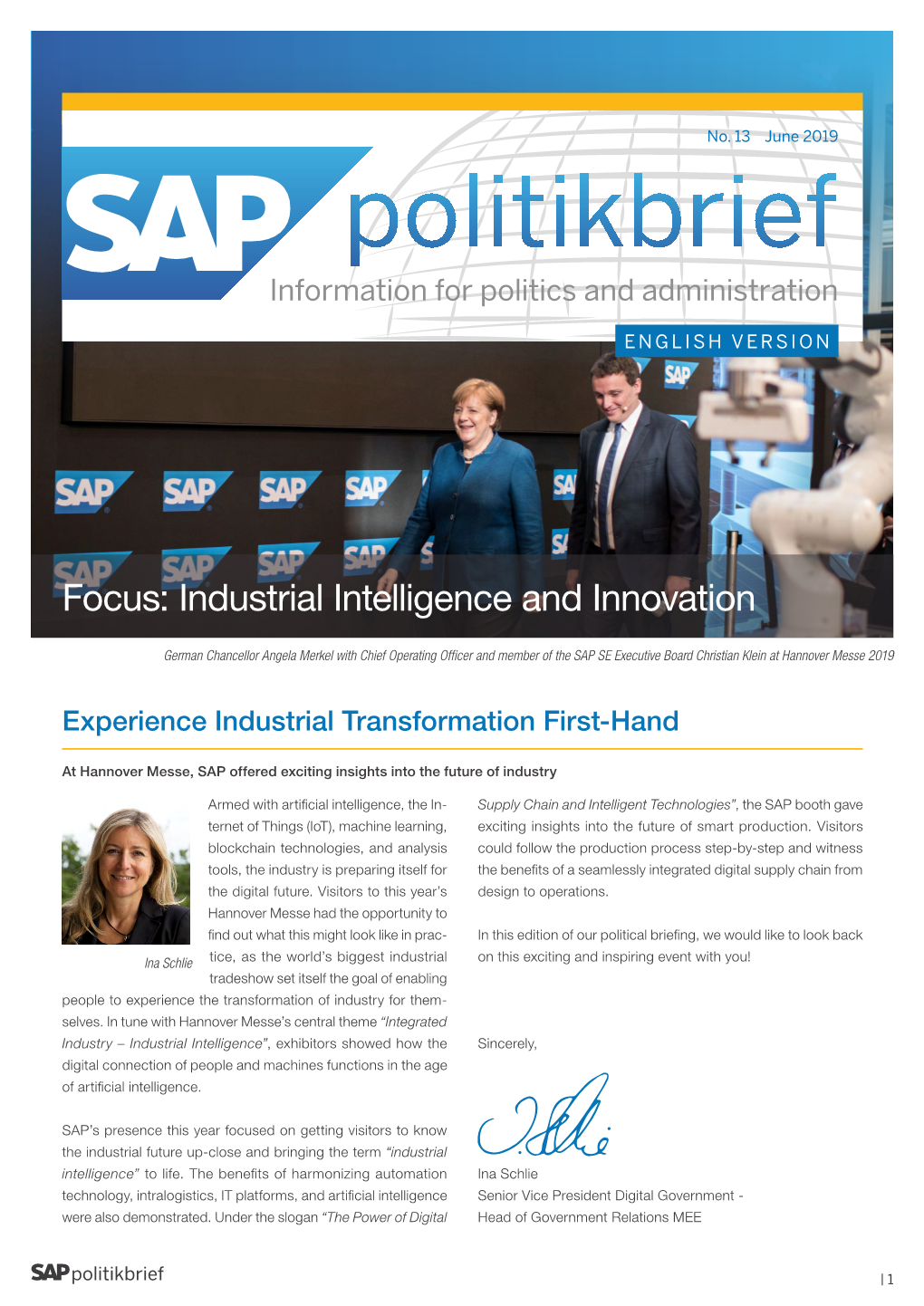 SAP Politikbrief (EN) June 2019
