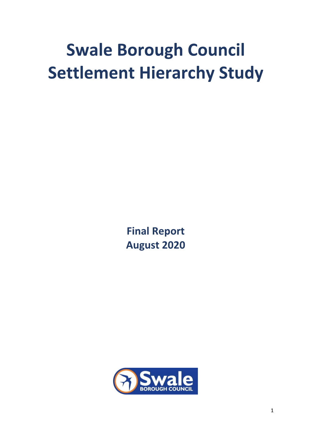 Swale Borough Council Settlement Hierarchy Study