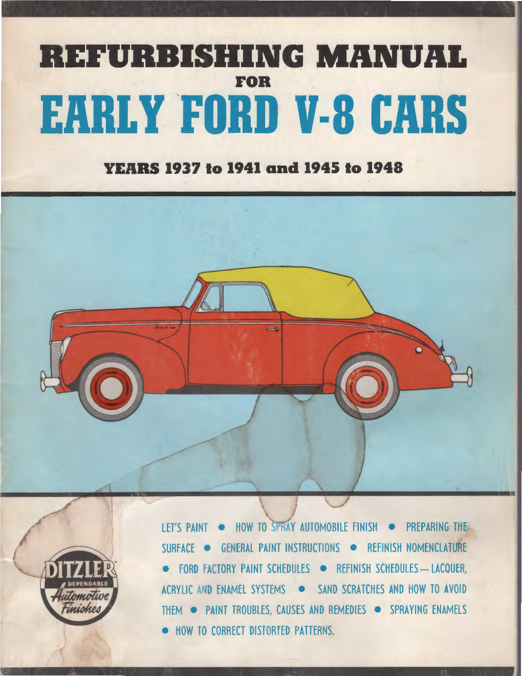 Early Ford V-8 Cars