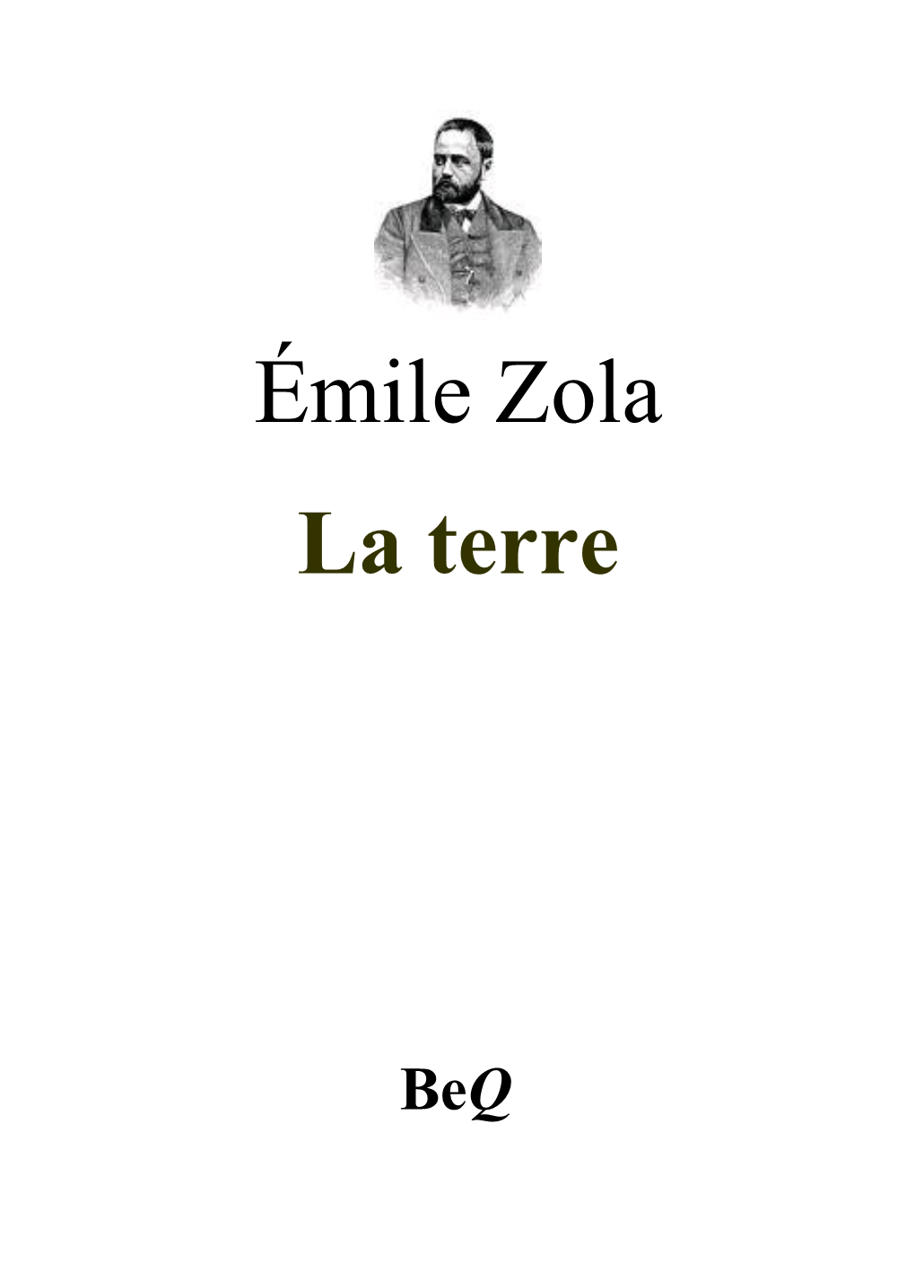 Émile Zola La Terre