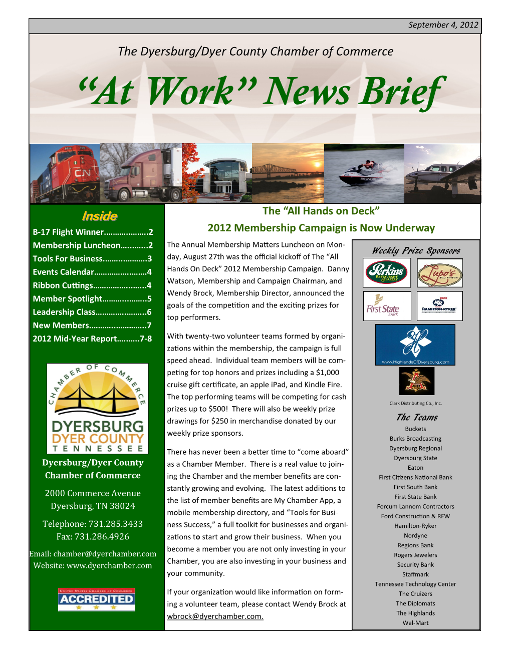 “At Work” News Brief