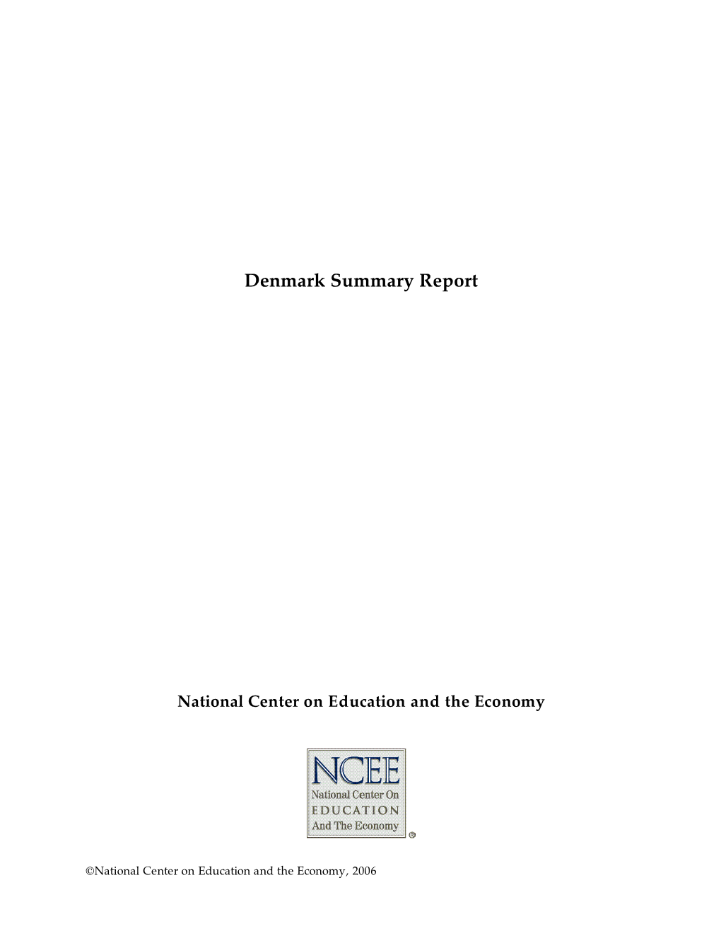 Denmark Education Report