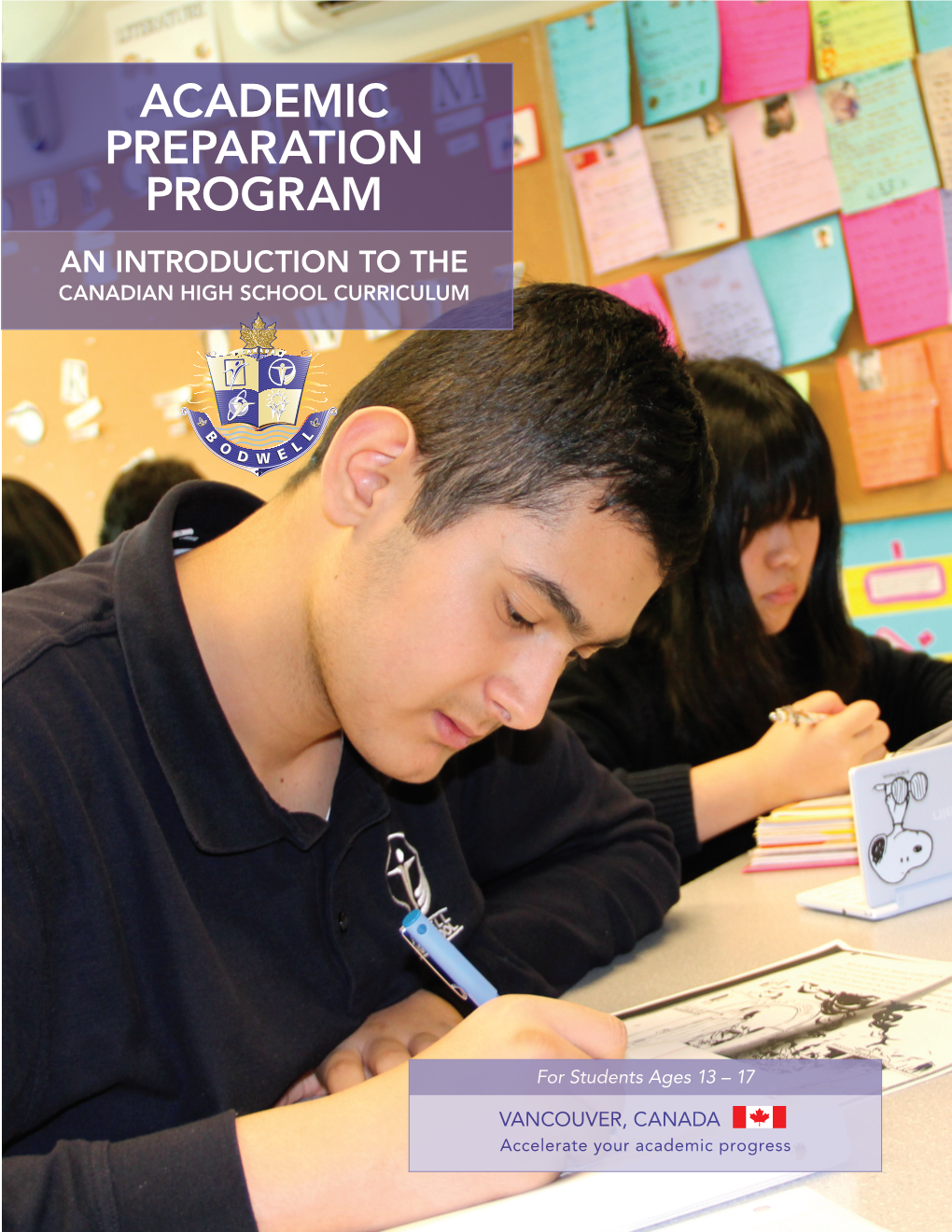 Academic Preparation Program an Introduction to the Canadian High School Curriculum