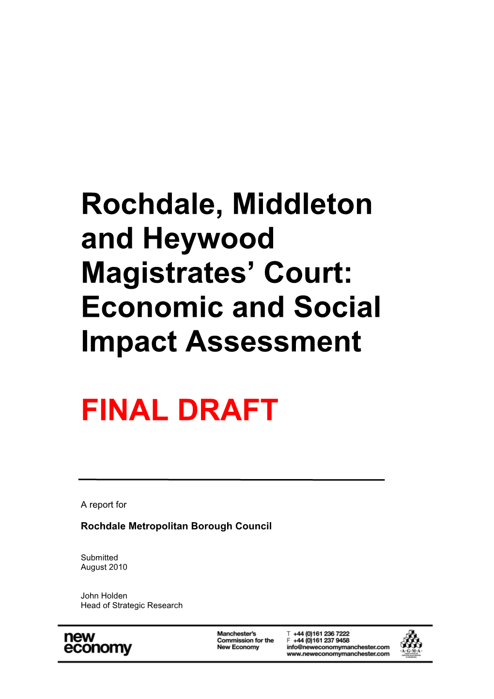 Rochdale, Middleton and Heywood Magistrates' Court
