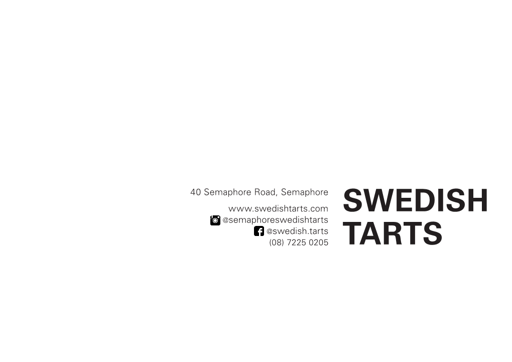 Swedish Tarts Semaphore 2017 Menu.Pdf