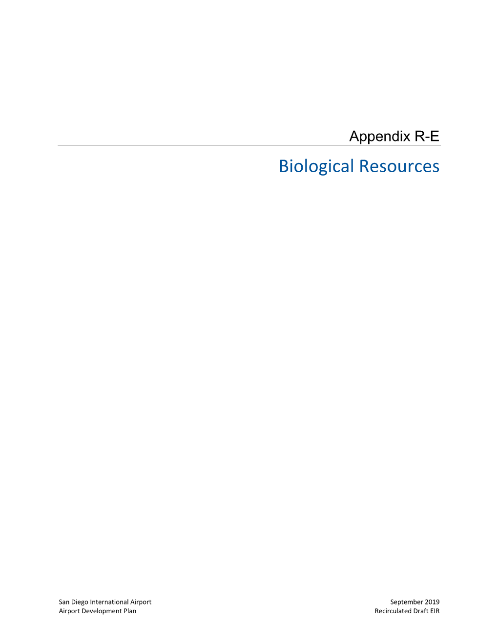 Biological Resources