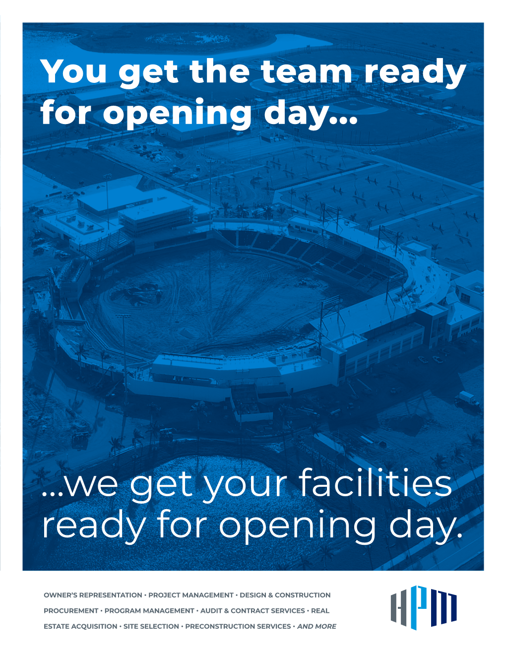 We Get Your Facilities Ready for Opening Day