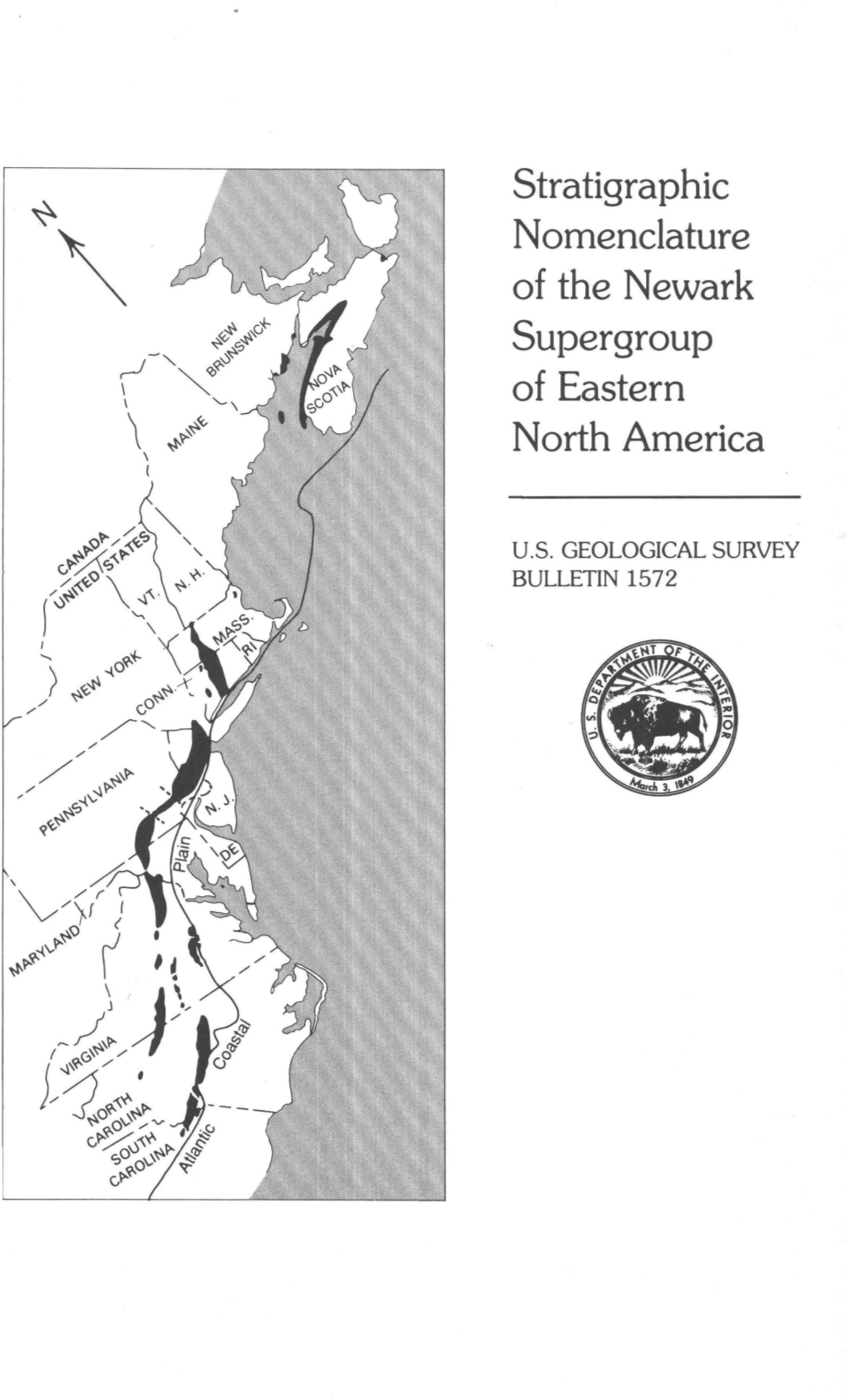 Stratigraphic Nomenclature of the Newark Supergroup of Eastern North America