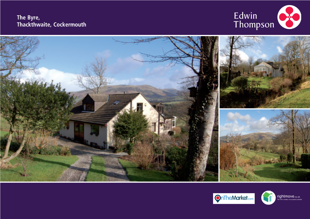 The Byre, Thackthwaite, Cockermouth