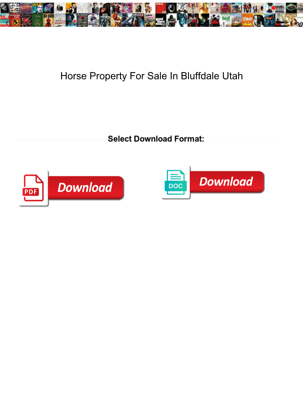 Horse Property for Sale in Bluffdale Utah