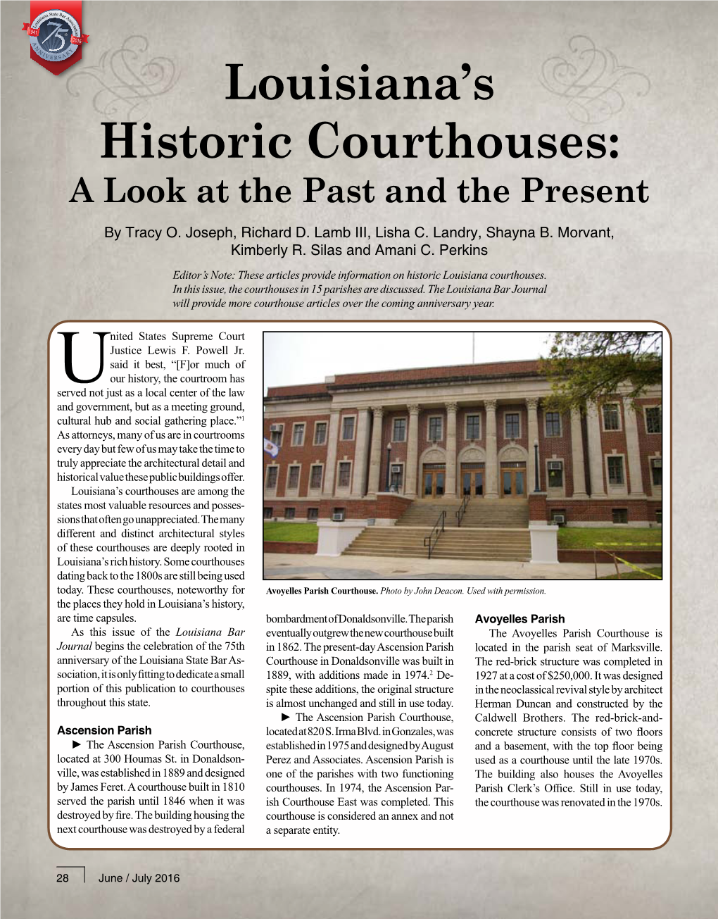 Courthouses: a Look at the Past and the Present by Tracy O