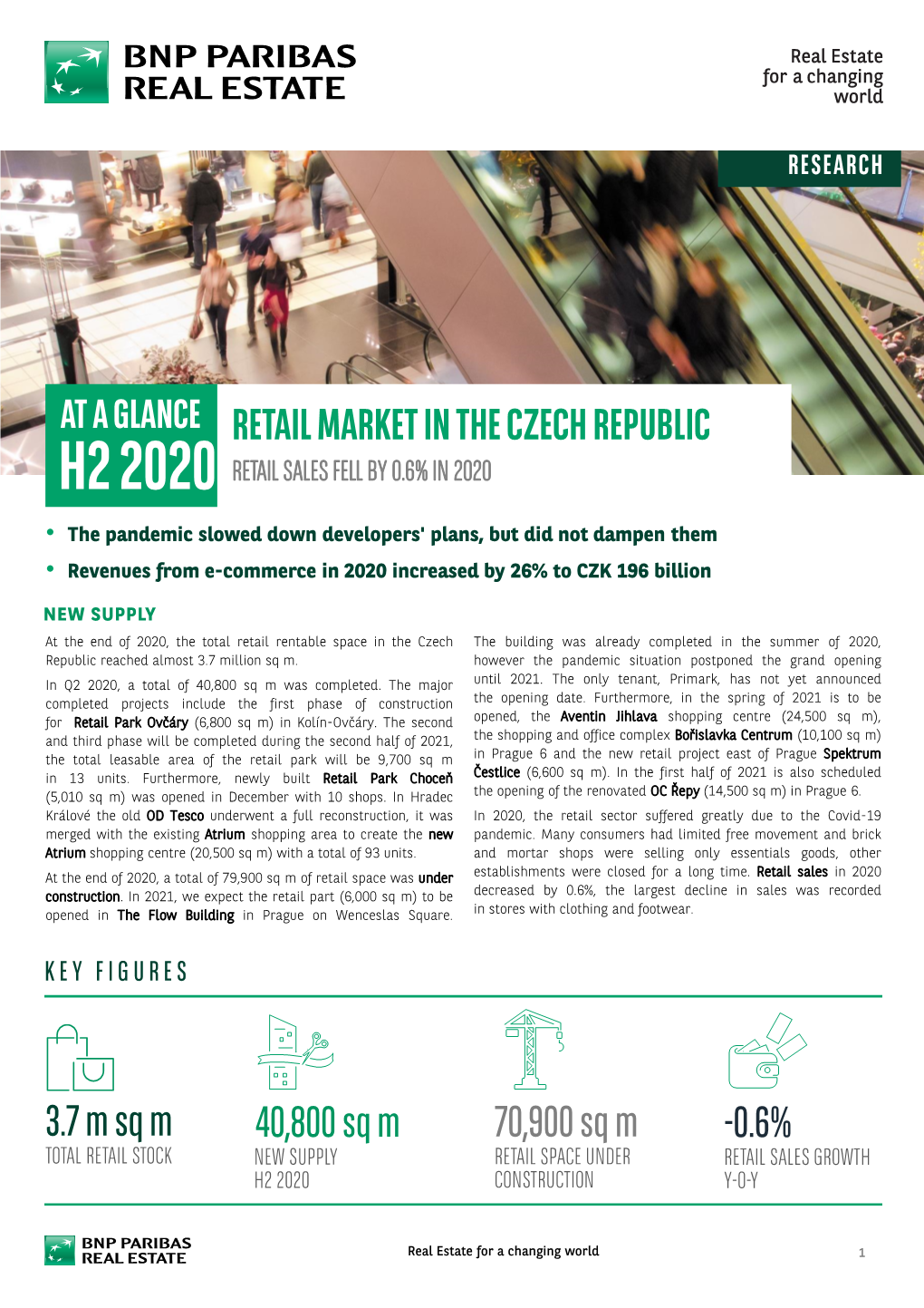 Research Retail Market in the Czech Republic at a Glance H22020