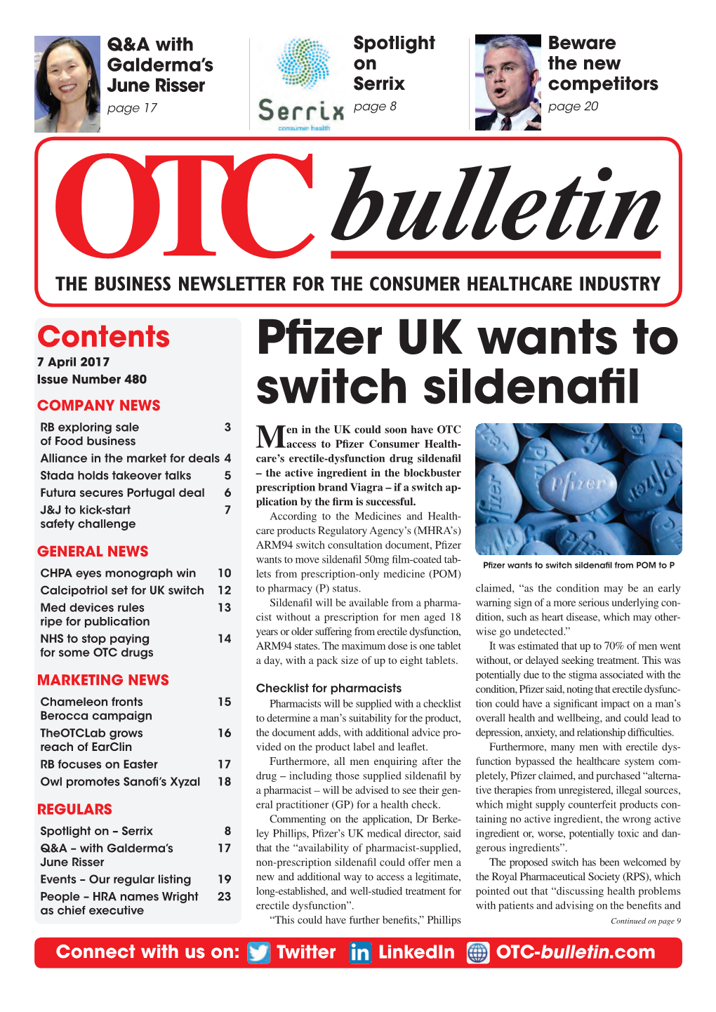 Pfizer UK Wants to Switch Sildenafil