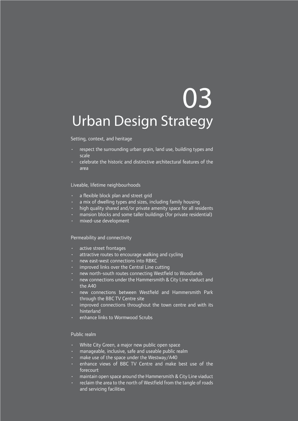 Urban Design Strategy