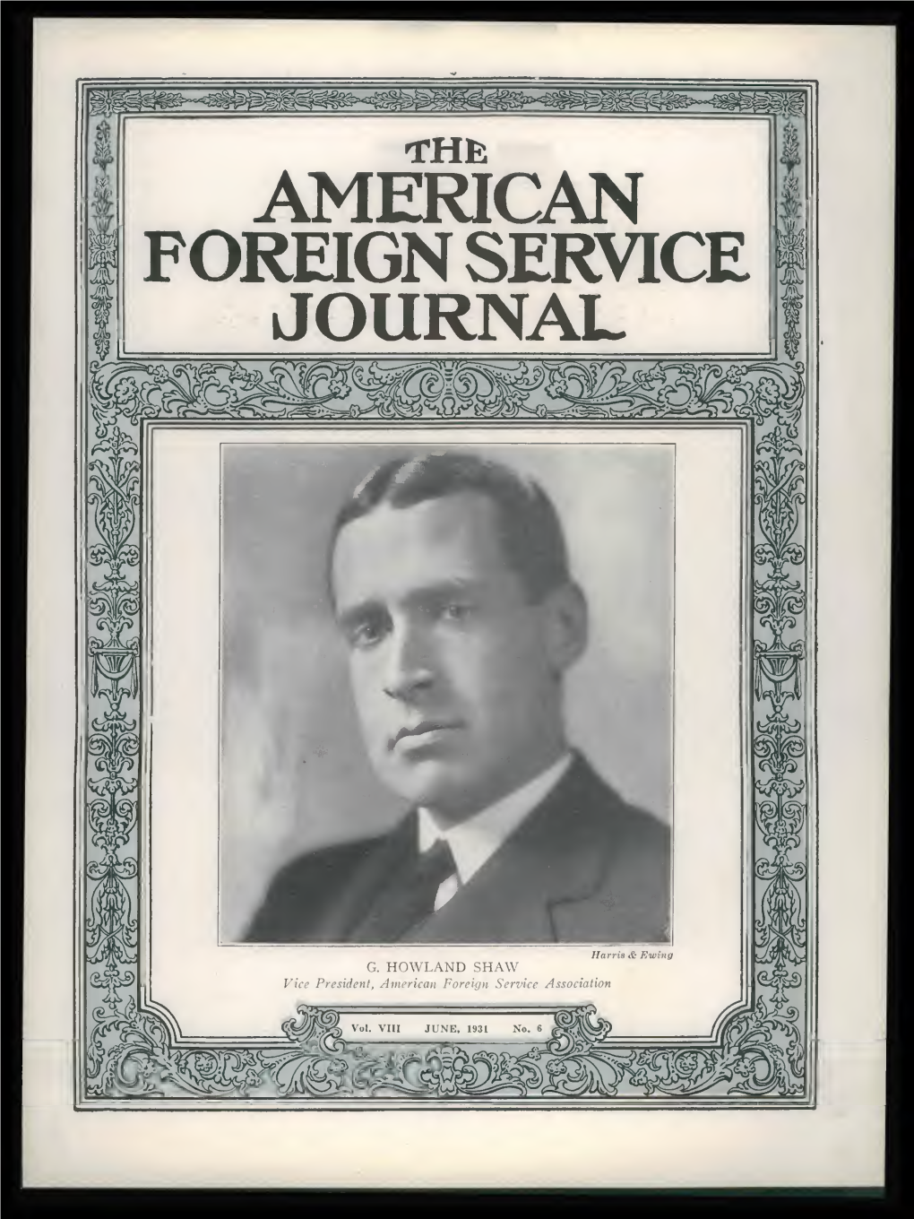 The Foreign Service Journal, June 1931