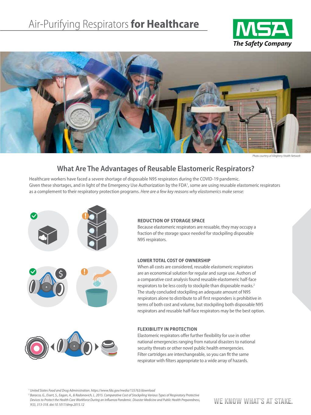 Air-Purifying Respirators for Healthcare