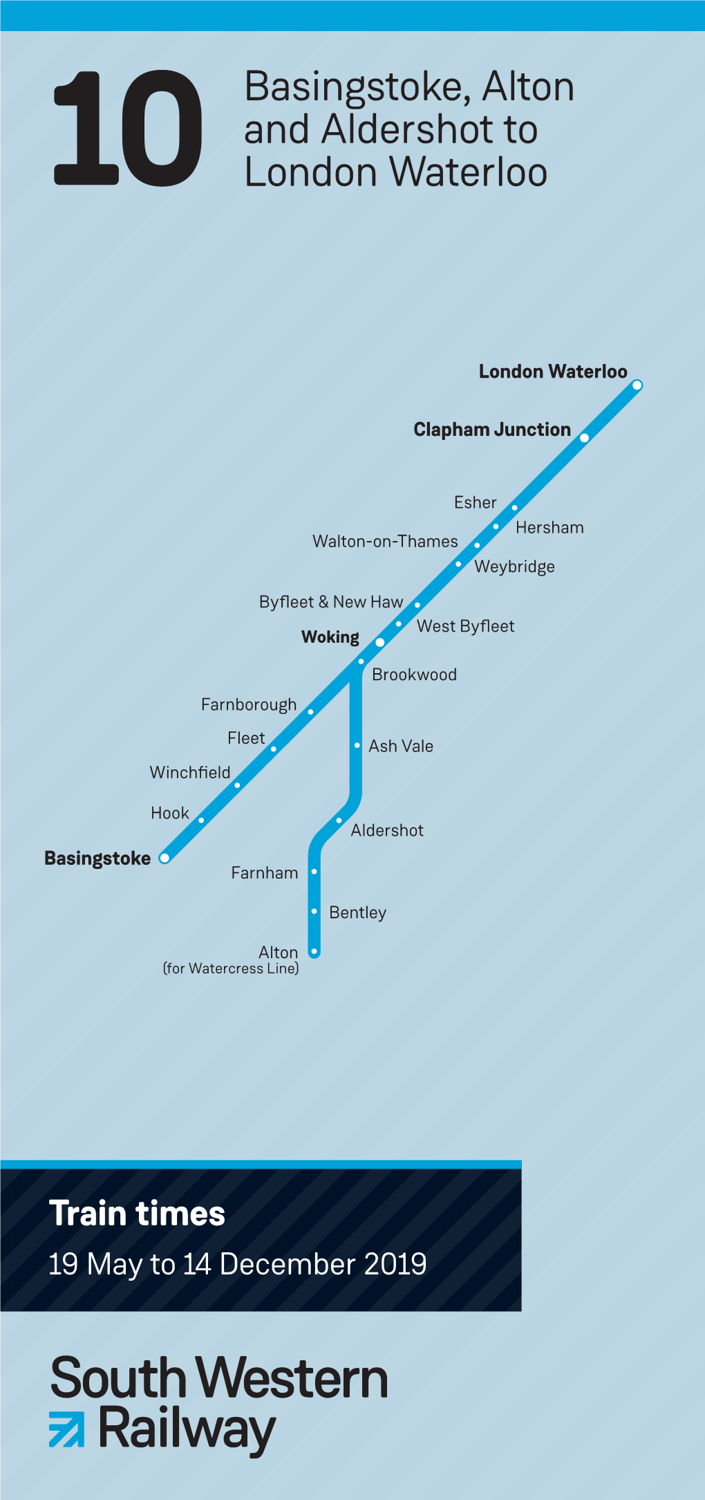 10 Basingstoke, Alton and Aldershot to London Waterloo