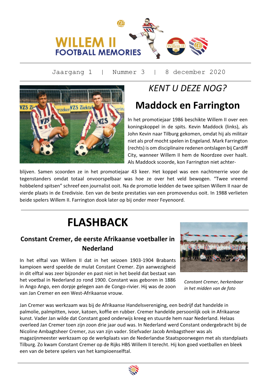 FLASHBACK Constant Cremer, De Eerste