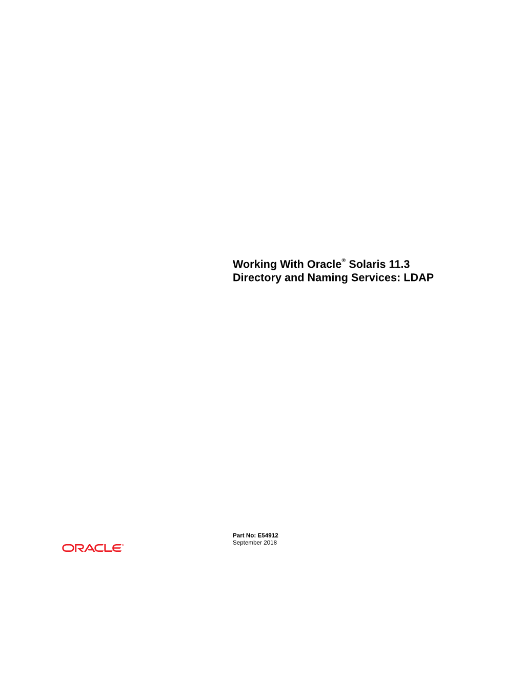 Working with Oracle® Solaris 11.3 Directory and Naming Services: LDAP