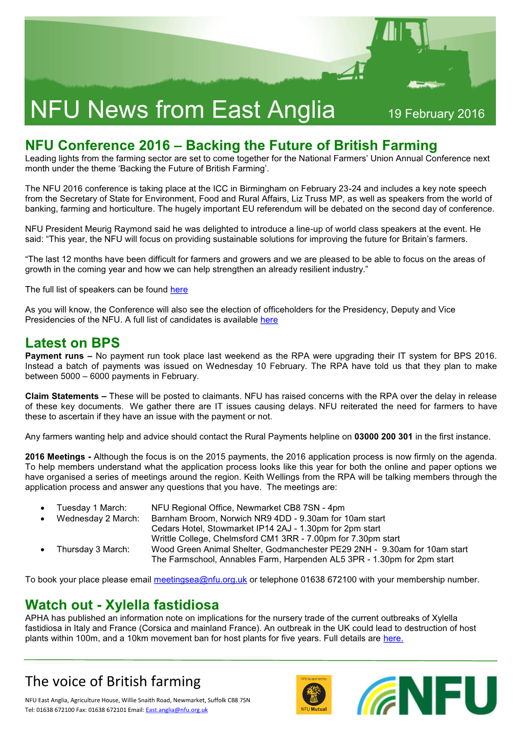 NFU News from East Anglia 19 February 2016