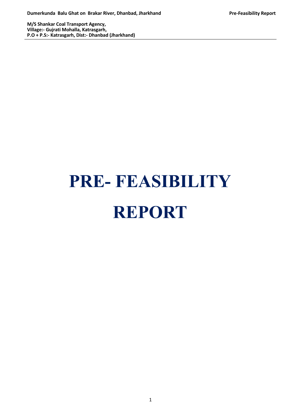 Feasibility Report