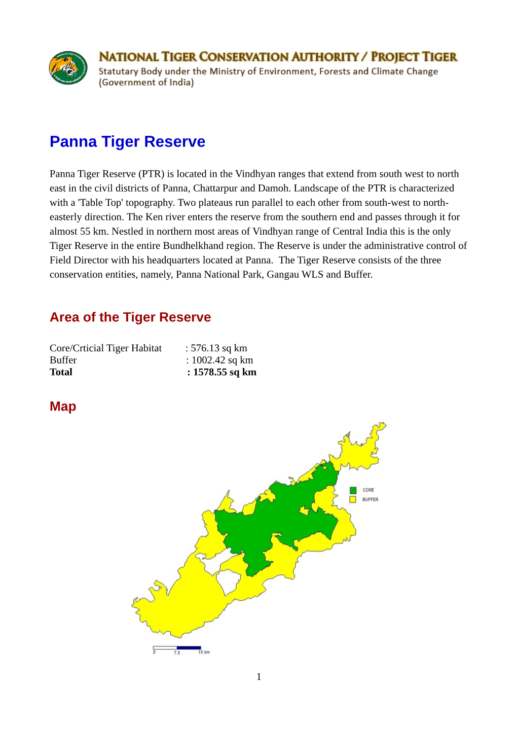 Panna Tiger Reserve