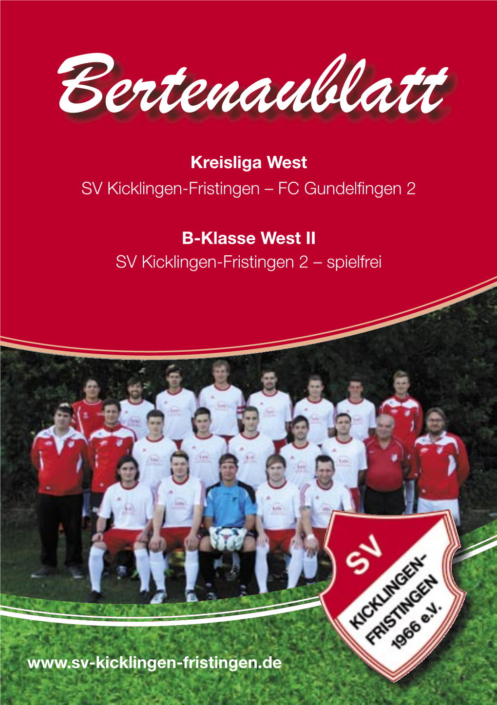 FC Gundelfingen 2 B-Klasse West II SV