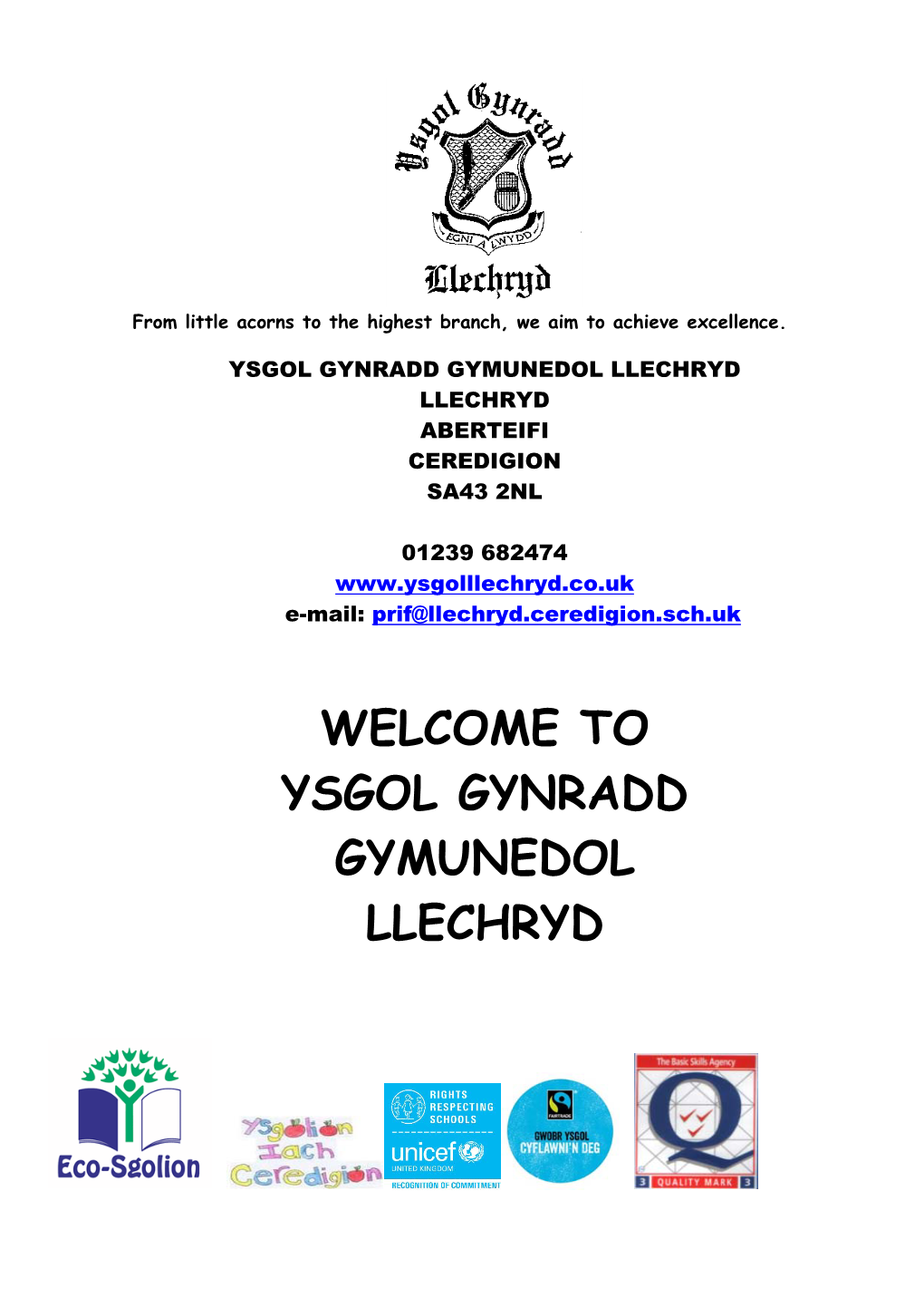 Welcome to Ysgol Gynradd Gymunedol Llechryd