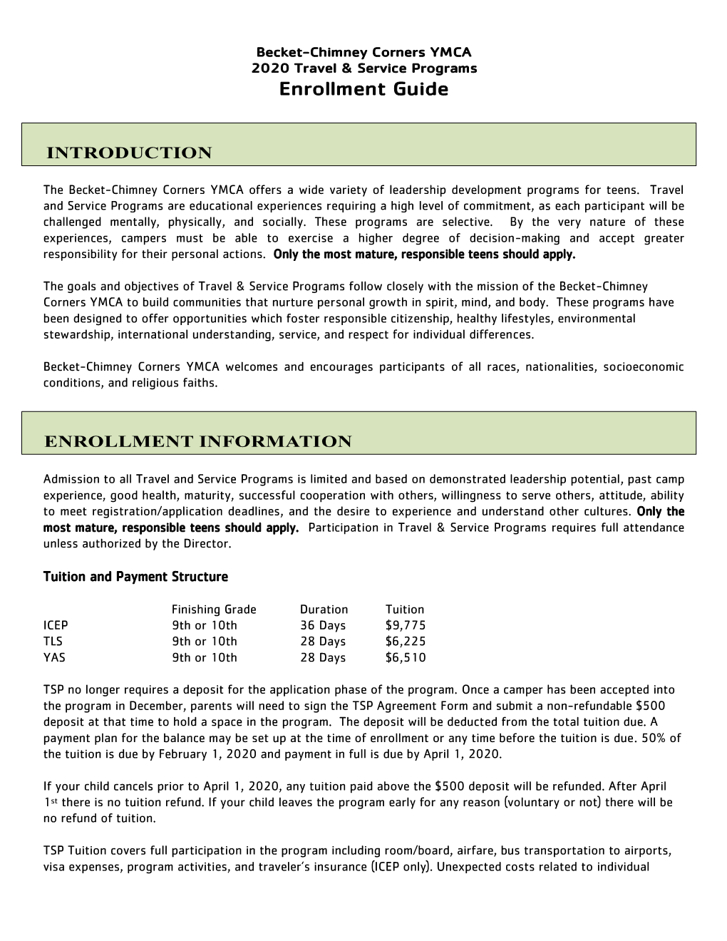 TSP Enrollment Guide