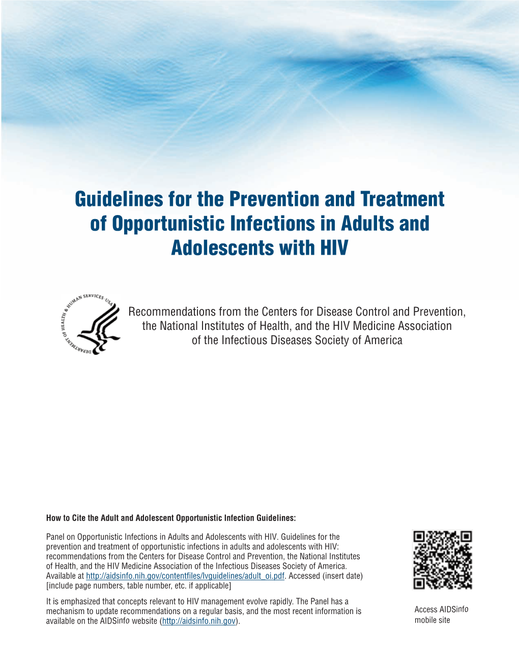 HIV/AIDS Guidelines