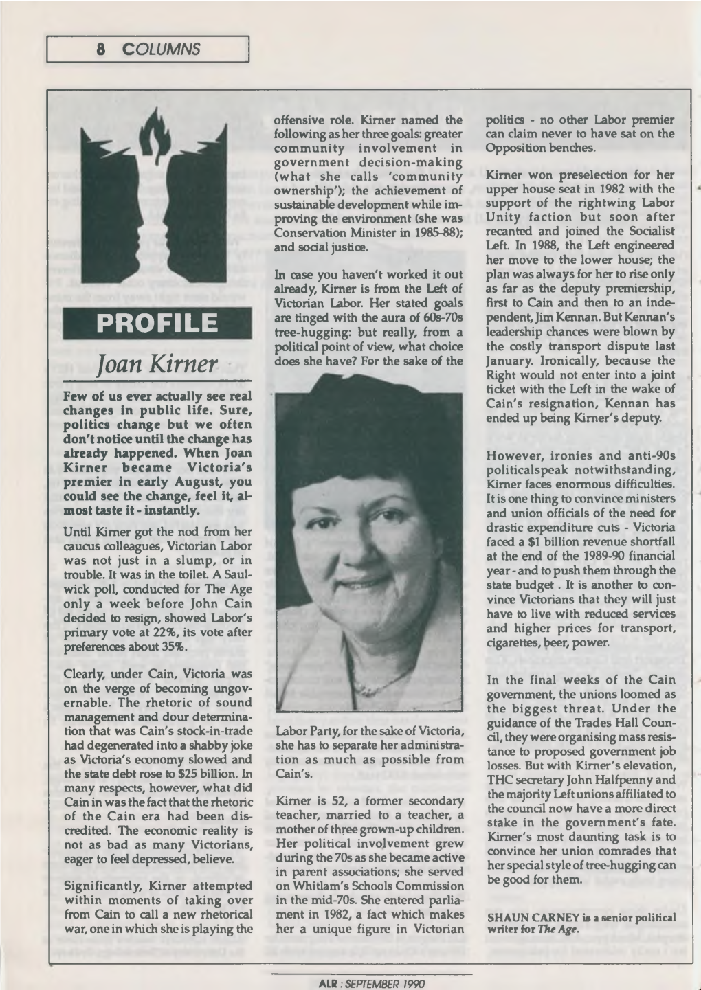 Profile: Joan Kirner