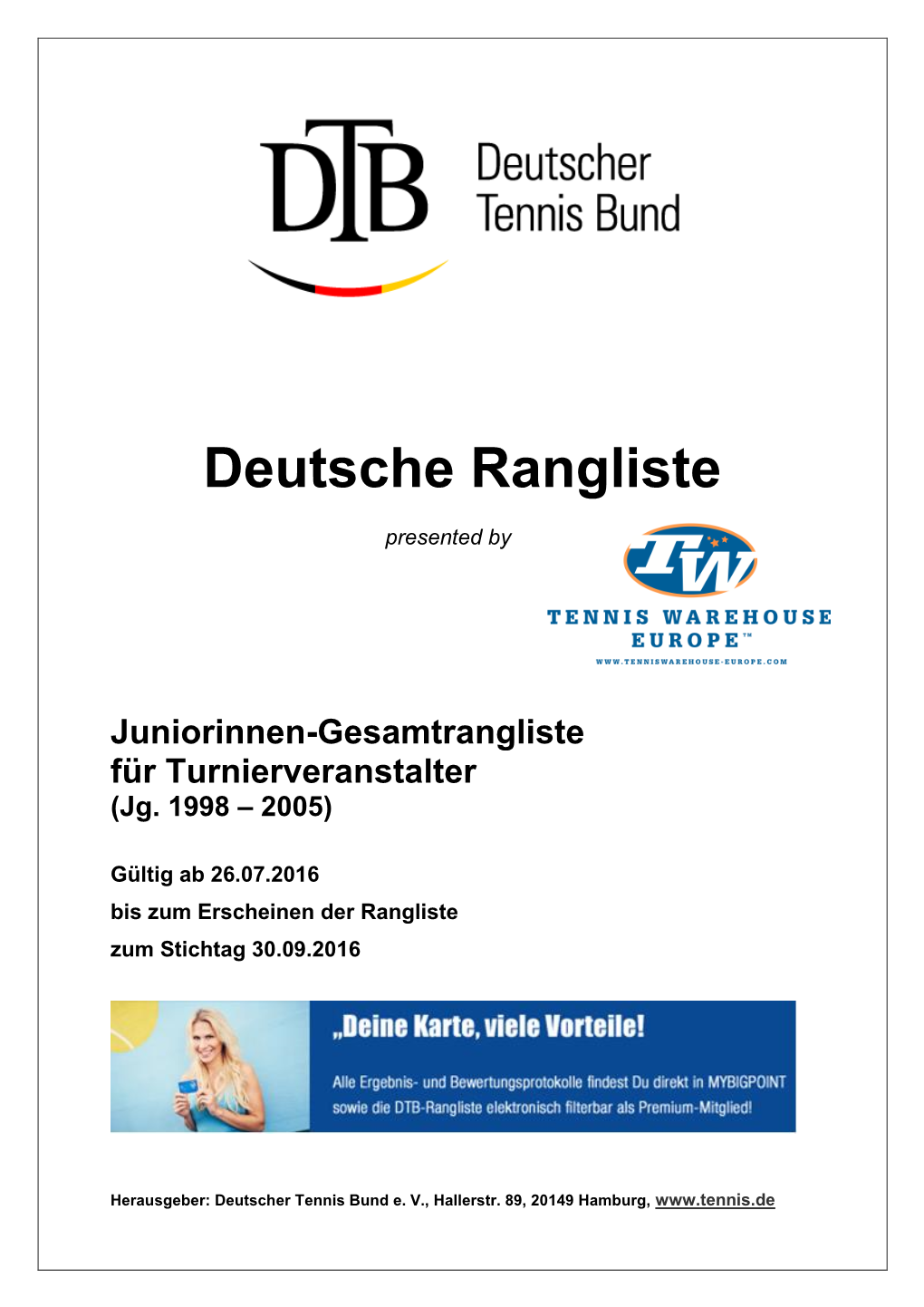 Deutsche Rangliste