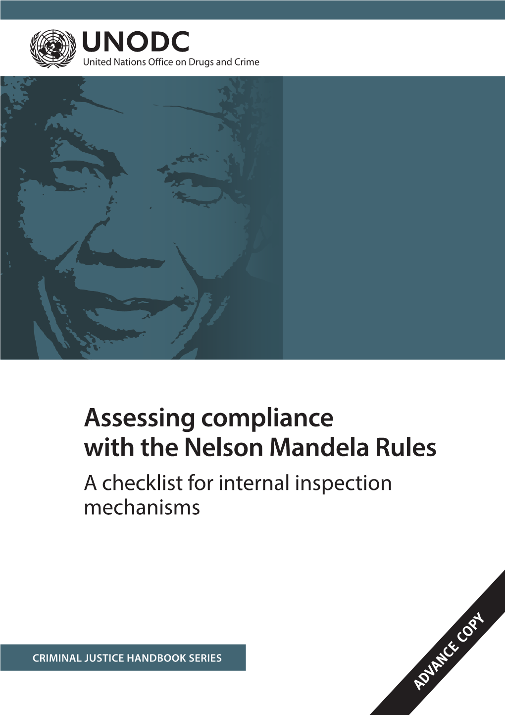 Assessing Compliance with the Nelson Mandela Rules a Checklist for Internal Inspection Mechanisms