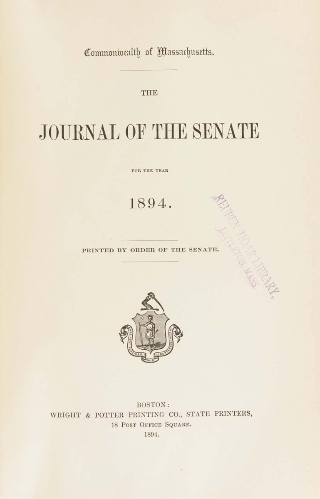 Journal of the Senate