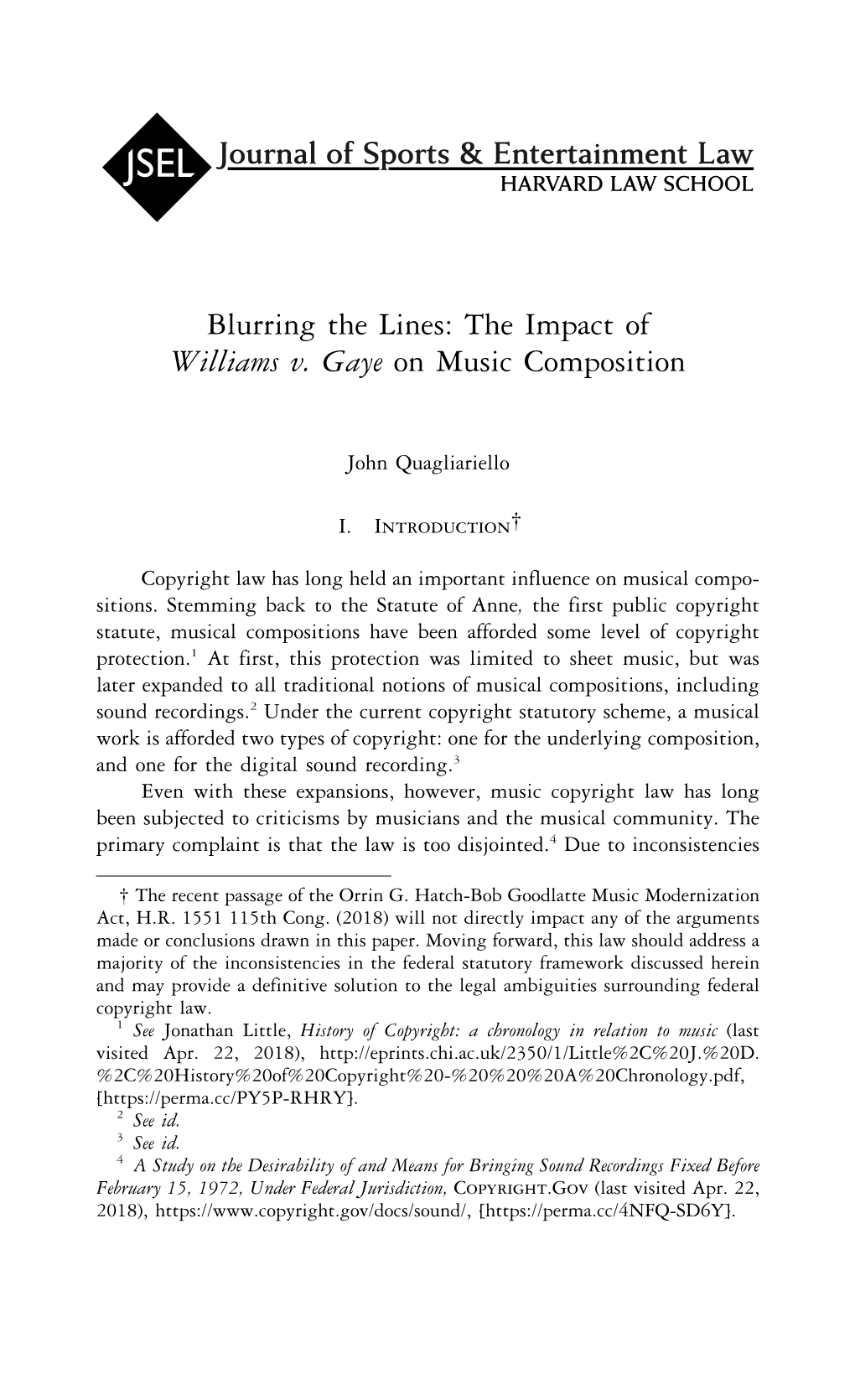 The Impact of Williams V. Gaye on Music Composition