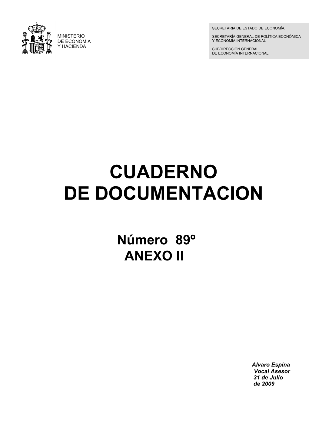 Cuaderno De Documentacion