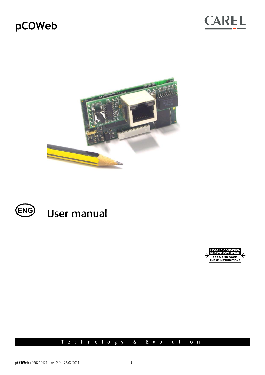 Pcoweb User Manual